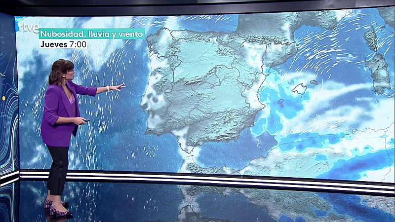 Chubascos y tormentas en Ibiza, Mallorca y área de levante - ver ahora