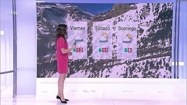 El tiempo - Chubascos y tormentas localmente fuertes en áreas del tercio oriental peninsular y en Baleares