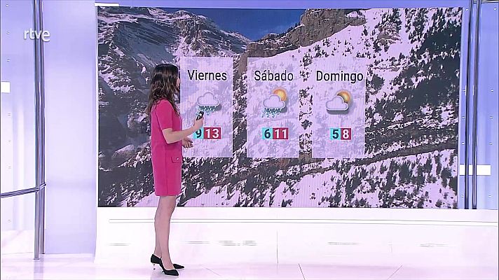 Chubascos y tormentas localmente fuertes en áreas del tercio oriental peninsular y en Baleares