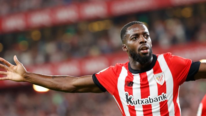 Telediario 1 - Baile obligado de Iñaki Williams antes de su debut con Ghana