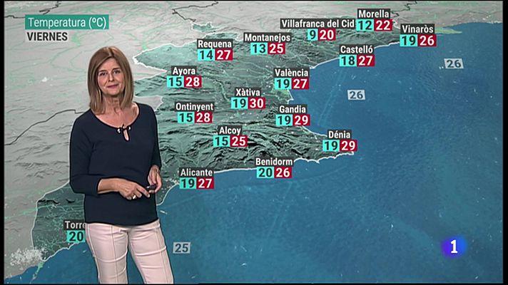 L'informatiu - Comunitat Valenciana - El Tiempo en la Comunitat Valenciana - 22/09/22