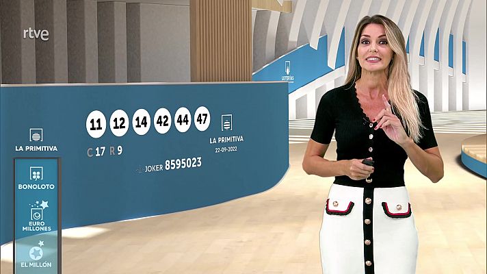 Loterías - Sorteo de la Bonoloto y Primitiva del 22/09/2022