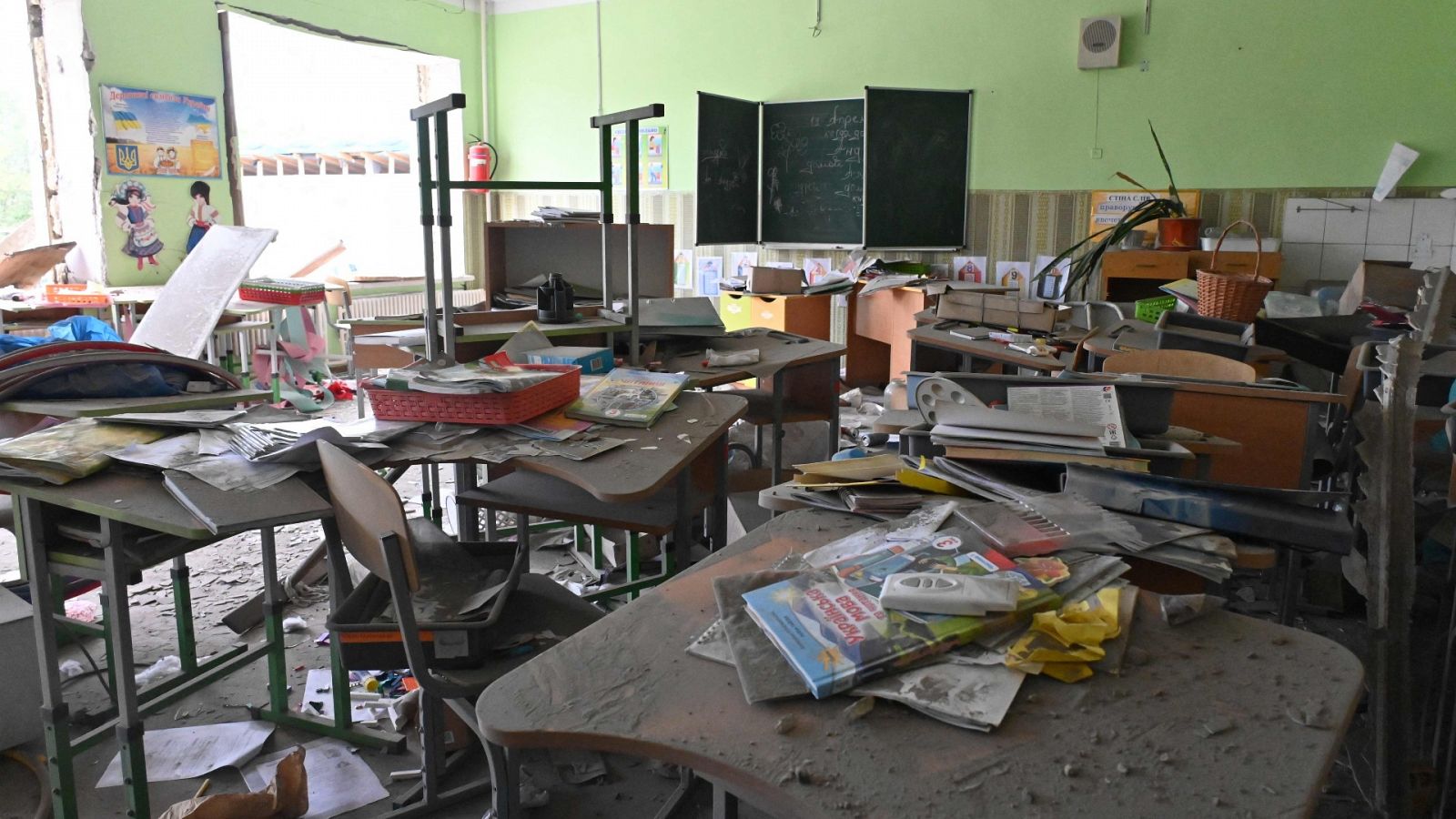 Las escuelas tampoco son un lugar seguro en Ucrania