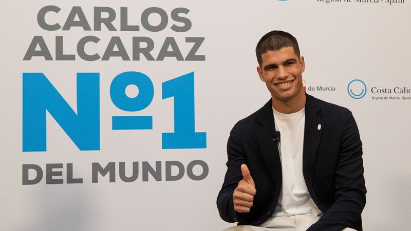Carlos Alcaraz ya disfruta del n�mero 1 en Murcia