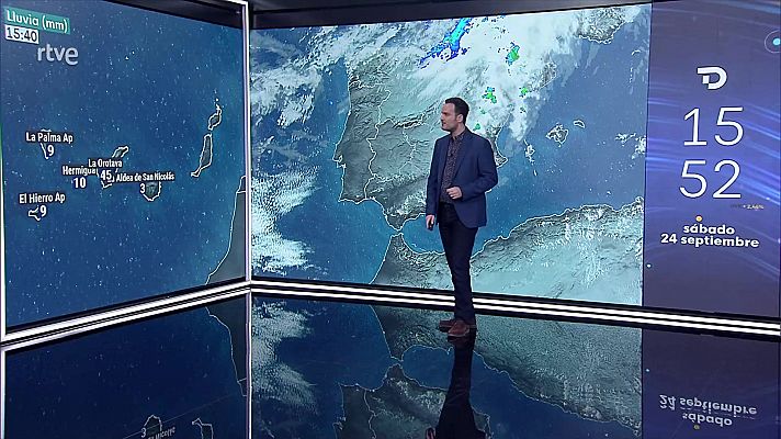 Precipitaciones localmente fuertes en Pirineos, Cataluña, Comunidad Valenciana, norte de Baleares y Canarias