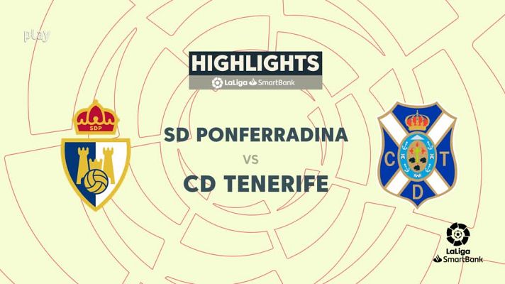 Ponferradina-Tenerife, resumen 7ª jornada de Liga | Segunda