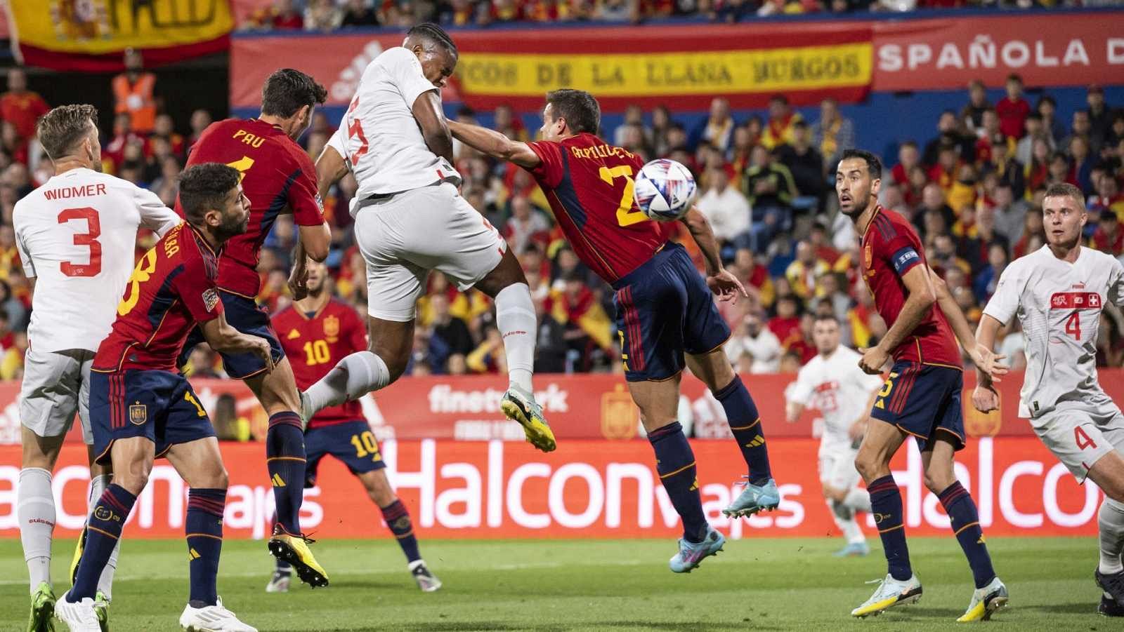 España - Suiza: resumen, resultado y goles