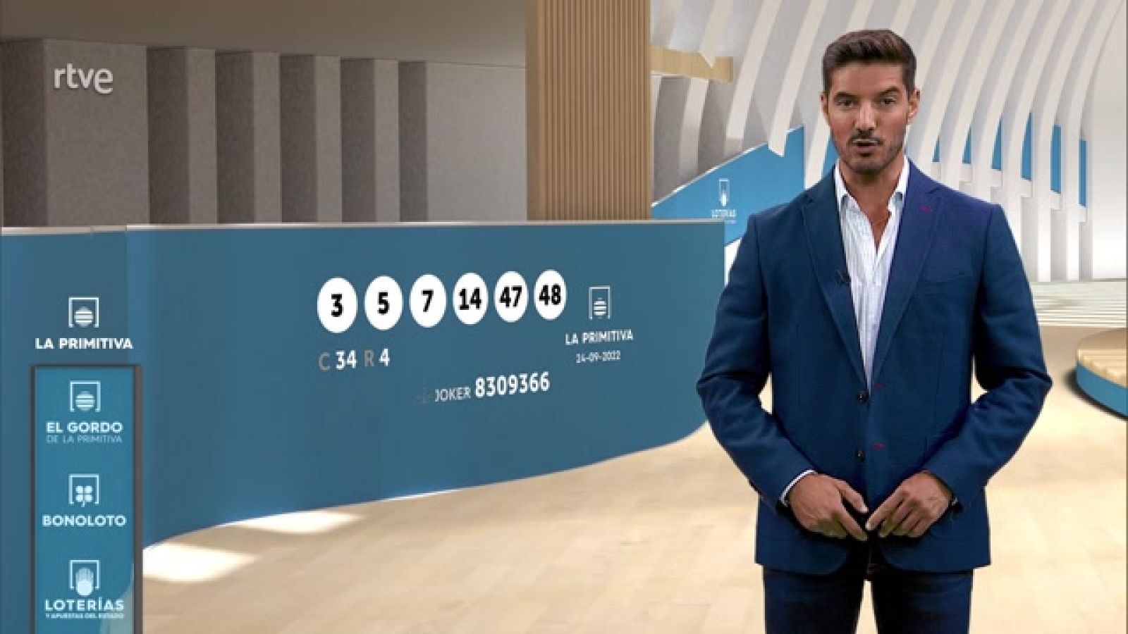 Sorteo de la Bonoloto y Primitiva del 24/09/2022 - ver ahora