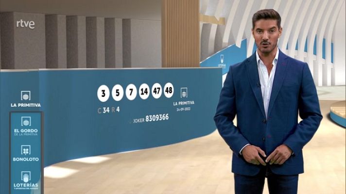 Loterías - Sorteo de la Bonoloto y Primitiva del 24/09/2022