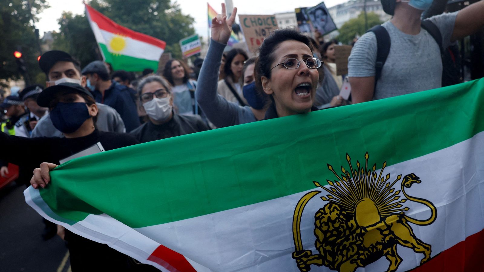 Se extienden por el mundo las protestas en contra del régimen iraní por la muerte de Mahsa Amini