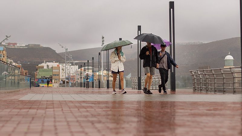 Intensas lluvias en Canarias, Baleares y C.Valenciana