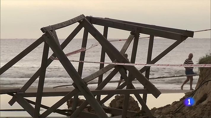 L'Informatiu - A Tarragona encaren el primer dia feiner després dels forts aiguats de divendres