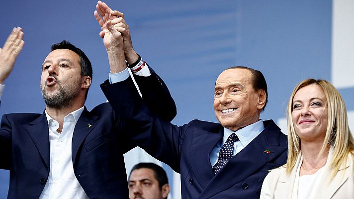 La coalición de derecha en Italia tiene grandes diferencias