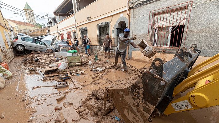 Muere un hombre en Murcia por las fuertes lluvias