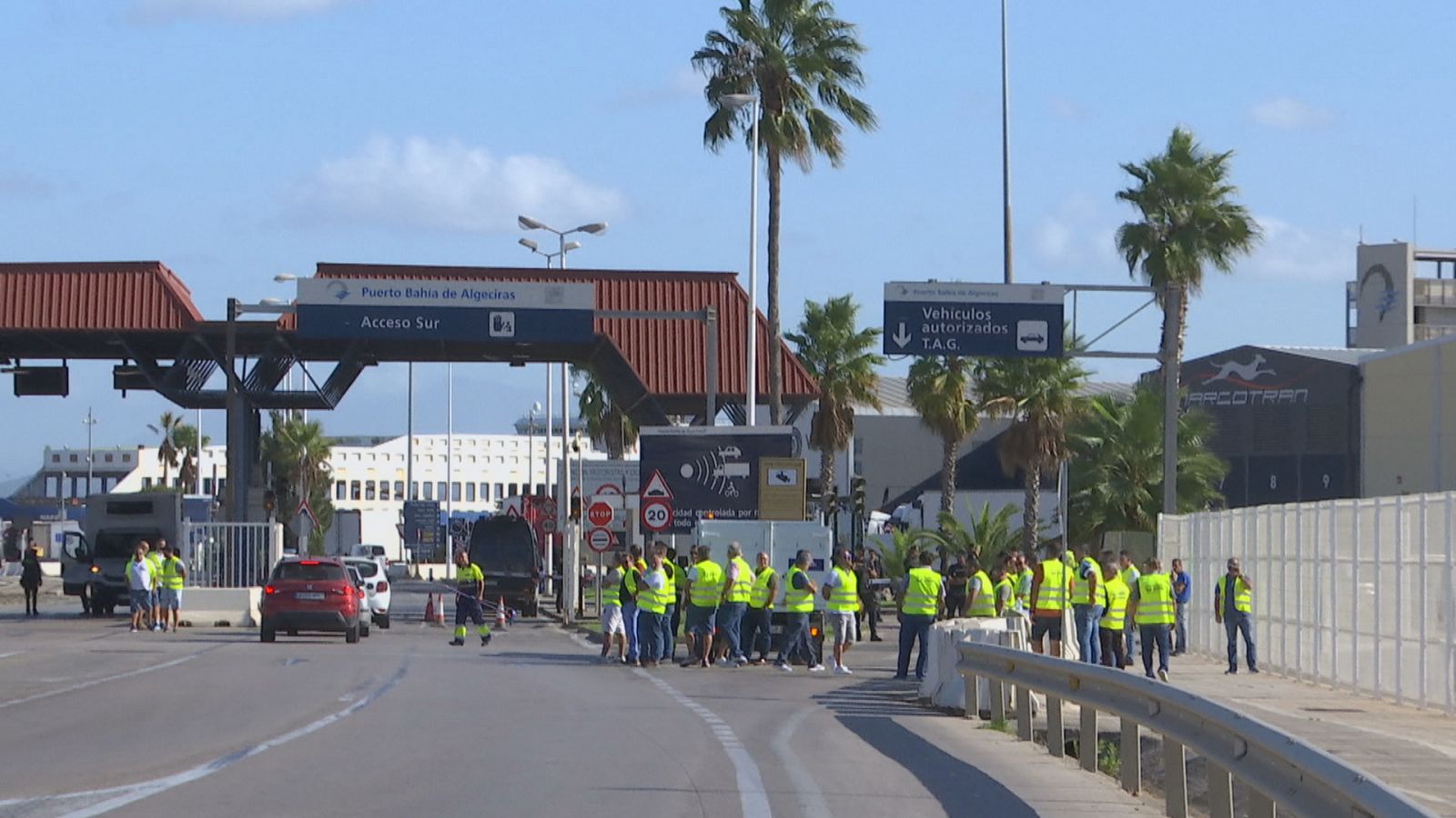 Paros en el Puerto de Algeciras