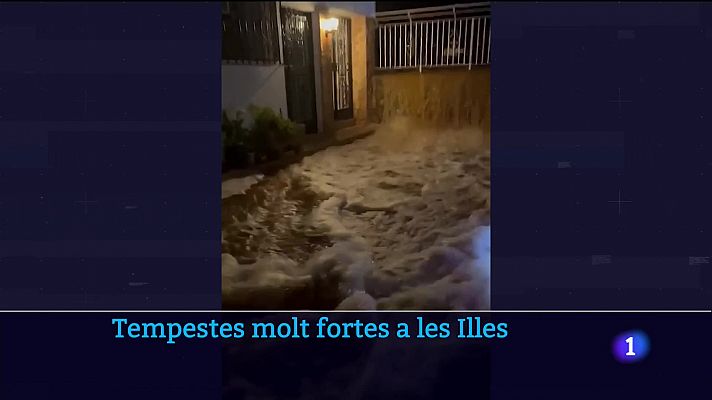 Informatiu Balear - Fortes tempestes a Menorca i al migjorn de Mallorca