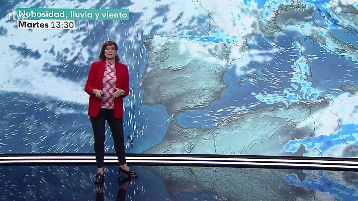 El tiempo - Precipitaciones localmente fuertes y con tormentas en Murcia, Alicante, sur de Valencia y Baleares