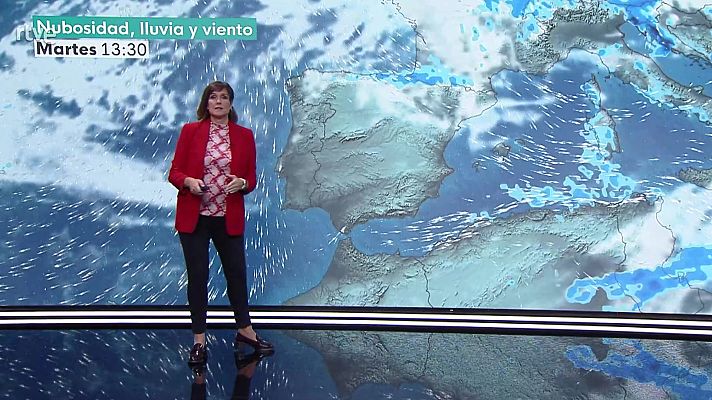 Precipitaciones localmente fuertes y con tormentas en Murcia, Alicante, sur de Valencia y Baleares