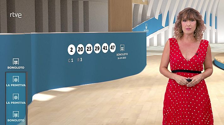 Loterías - Sorteo de la Bonoloto y Primitiva del 26/09/2022