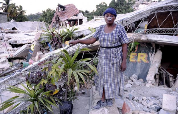 La destrucción en Puerto Príncipe