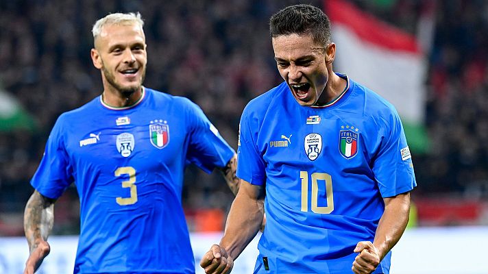 Italia vence a Hungría y se mete en la final de la Liga de Naciones