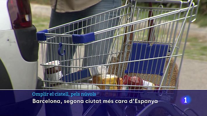 Barcelona és la segona ciutat de tot l'Estat on és més car fer la compra