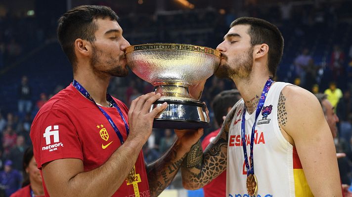Telediario 1 - Los Hernangómez llegan reforzados a la NBA tras el Eurobasket