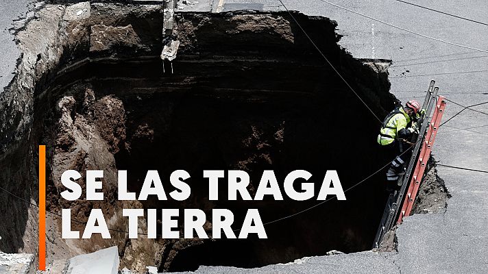 Modo Digital - Buscan a una mujer y a su hija de 15 años desaparecidas al caer en un socavón en Guatemala