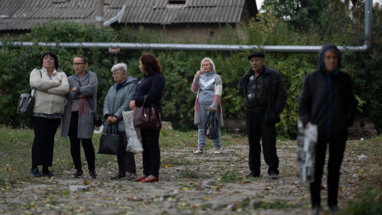 Los vecinos de Zaporiyia tras el referéndum