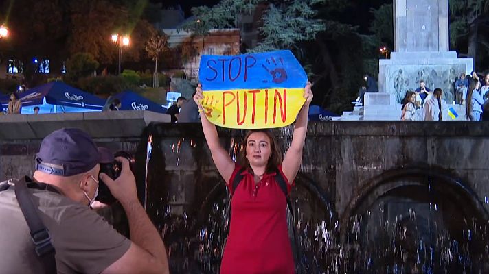 Georgia demuestra en las calles su apoyo a Ucrania