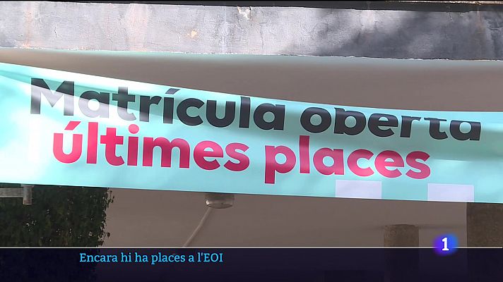 Informatiu Balear - Encara hi ha places a l'EOI