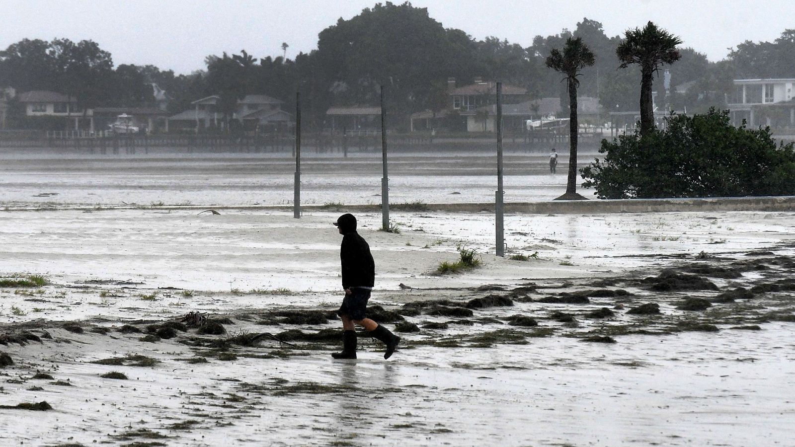 El avance del huracán Ian en Florida