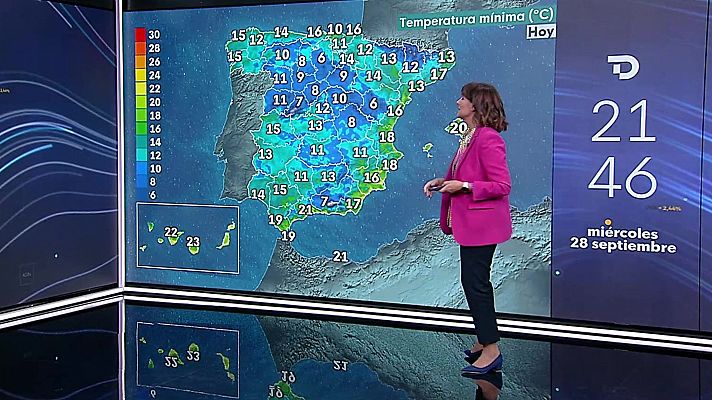 El tiempo - Cielos nubosos o cubiertos en Galicia, área cantábrica, norte de Navarra y Pirineos