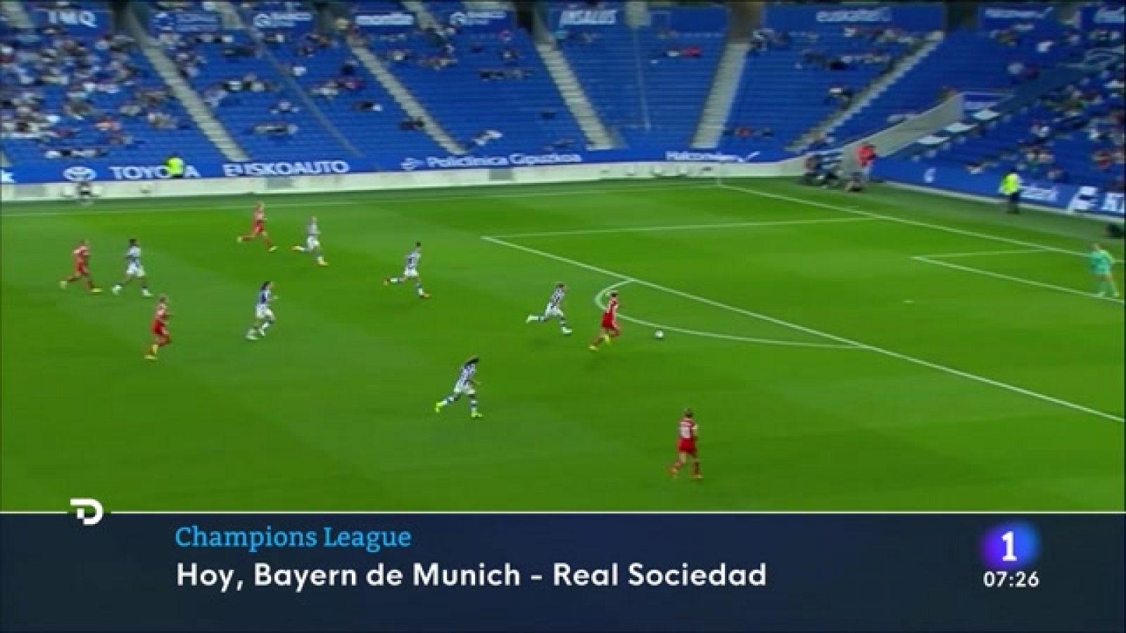 La Real Sociedad se juega ante el Bayern su pase a Champions