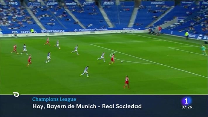 La Real Sociedad se juega ante el Bayern su pase a Champions