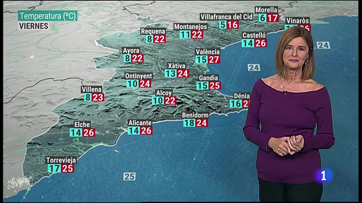 El Tiempo en la Comunitat Valenciana - 29/09/22