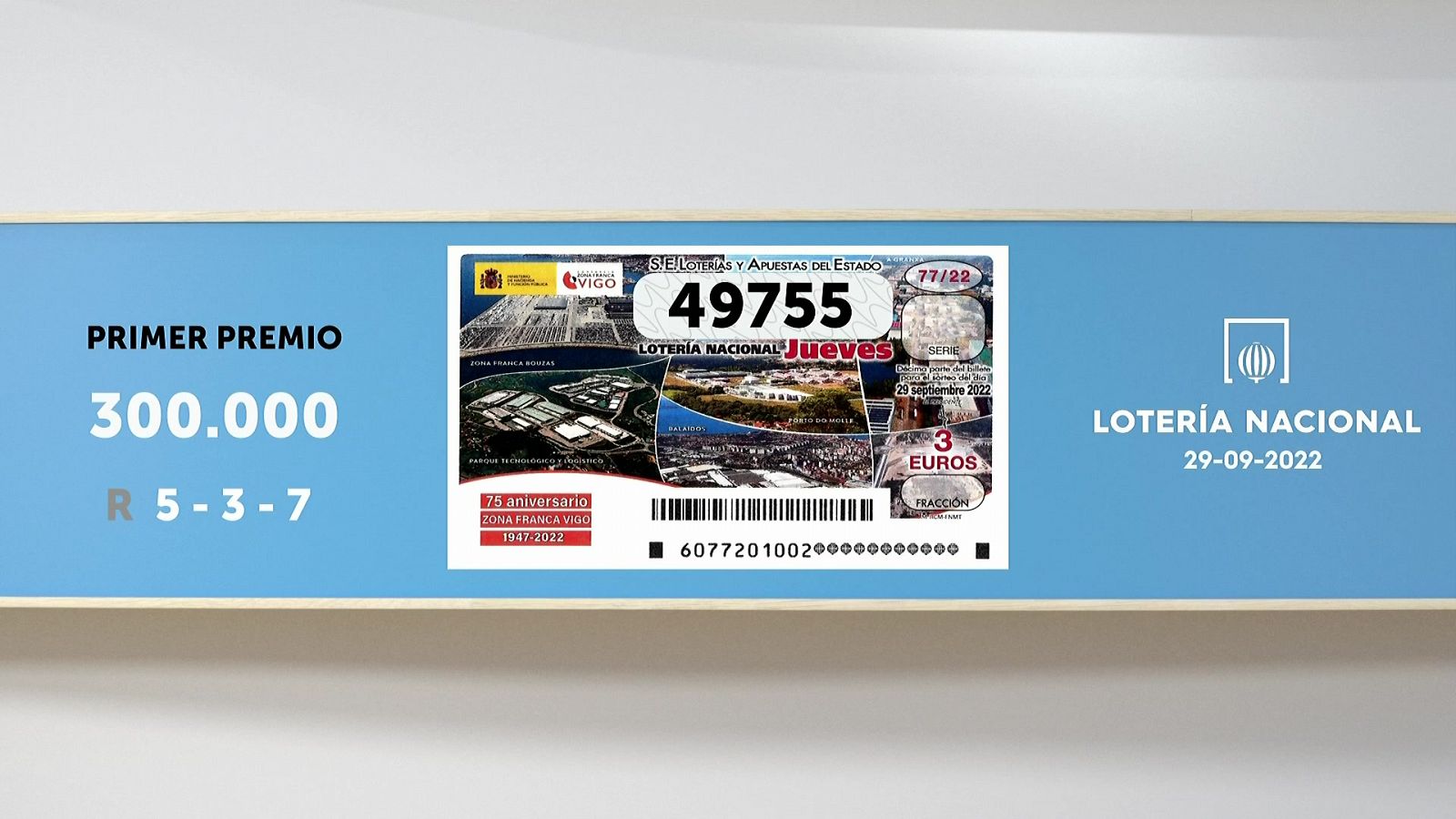 Sorteo de la Lotería Nacional del 29/09/2022 - Ver ahora