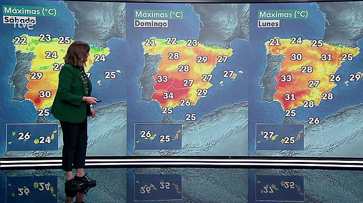 El tiempo - Descenso generalizado de temperaturas. Vientos fuertes en Alborán, Cantábrico y entorno del bajo Ebro