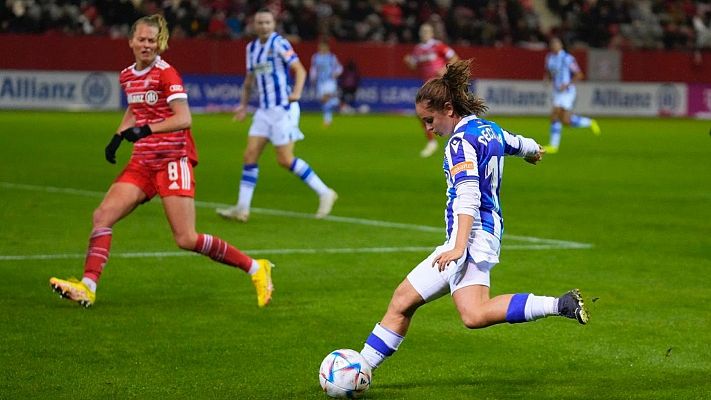 La Real Sociedad cae ante el Bayern y se queda sin el sueño de la Champions Femenina