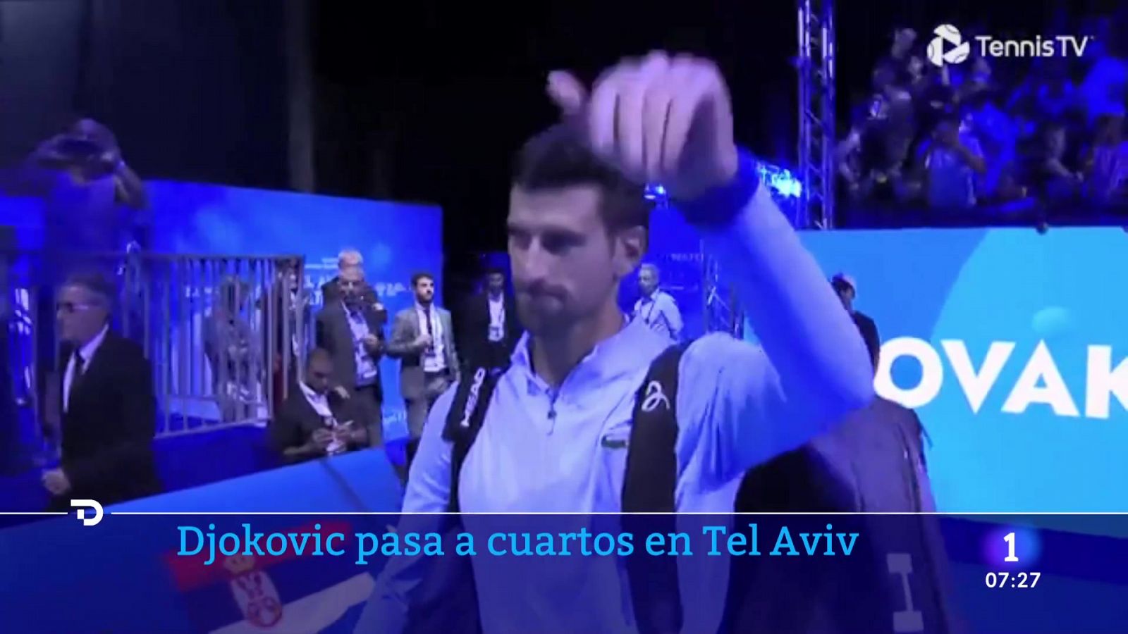 Djokovic regresa al circuito ATP con una victoria ante Andújar | Ver