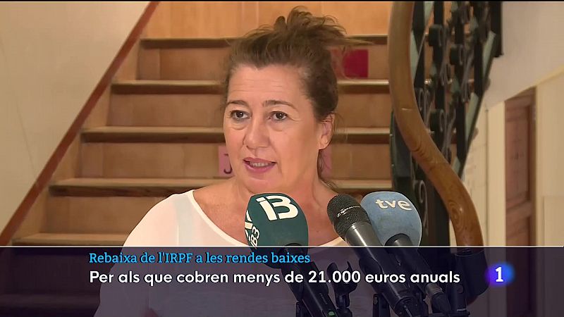 Rebaixa de l'IRPF a les rendes baixes - Veure ara