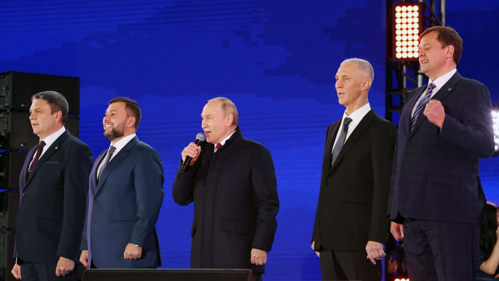 Putin celebra la firma de anexión de los cuatro territorios ucranianos