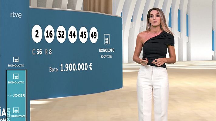 Sorteo de la Bonoloto y Euromillones del 30/09/2022