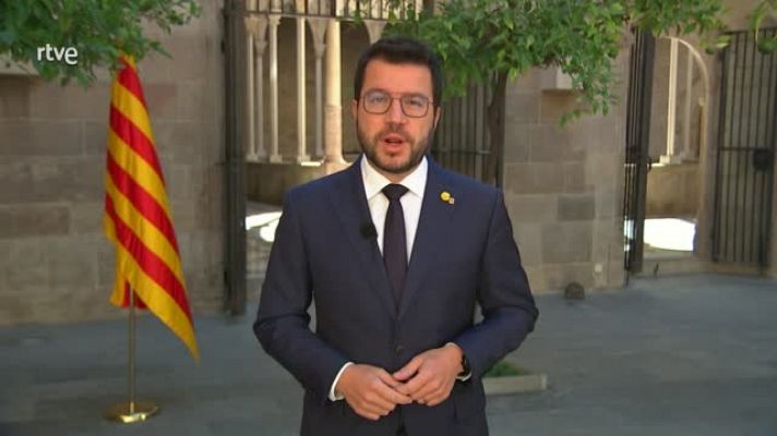 Aragonès demana unitat per centrar-se "de nou" en el dret a vot