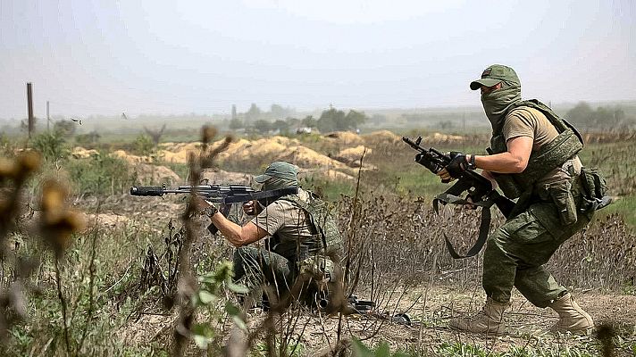 Telediario Fin de Semana - La vida en Bajmut, una localidad ucraniana cerca del frente del Donbás