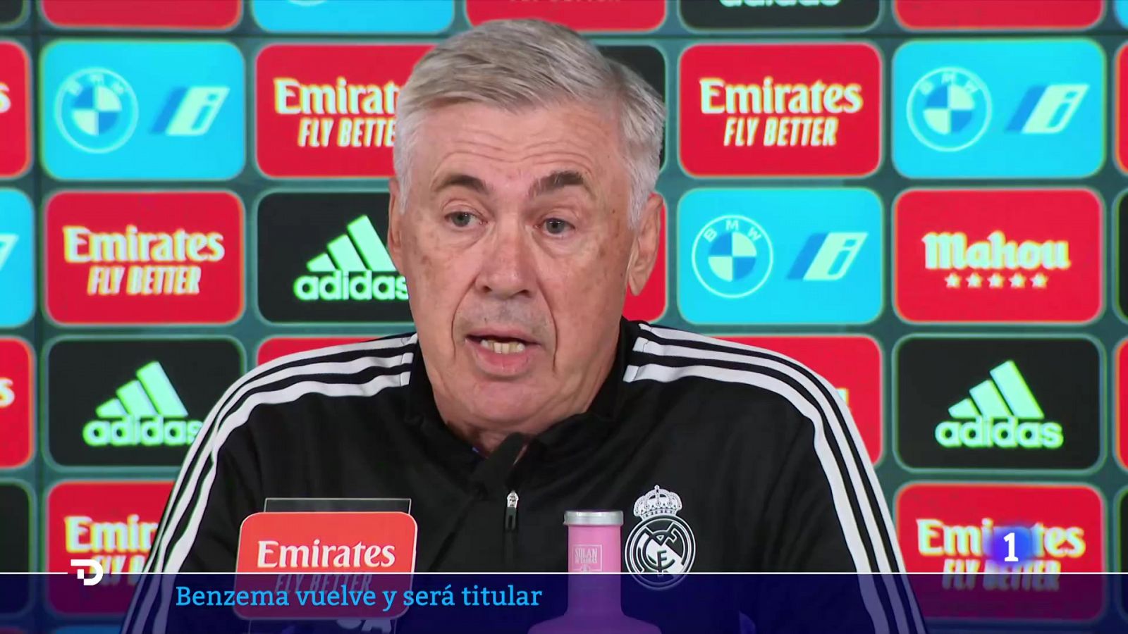 Benzema será titular en el Madrid frente a Osasuna | Ver