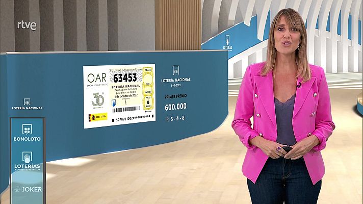 Loterías - Sorteo de la Lotería Nacional del 01/10/2022