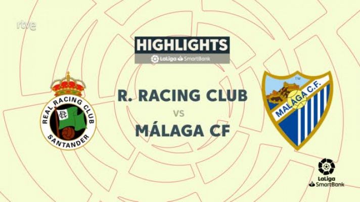 Racing de Santander - Málaga, resumen 8ª jornada de Liga | Segunda