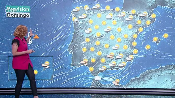 El tiempo - Las temperaturas máximas bajarán en el litoral mediterráneo andaluz y cambiarán poco en Canarias, pero subirán en Baleares y el resto de la Península