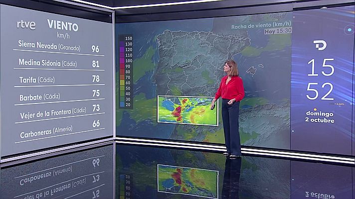 Ascenso generalizado de las temperaturas, que llegará a notable en zonas de Andalucía oriental, suroeste de Castilla-La Mancha y Pirineos